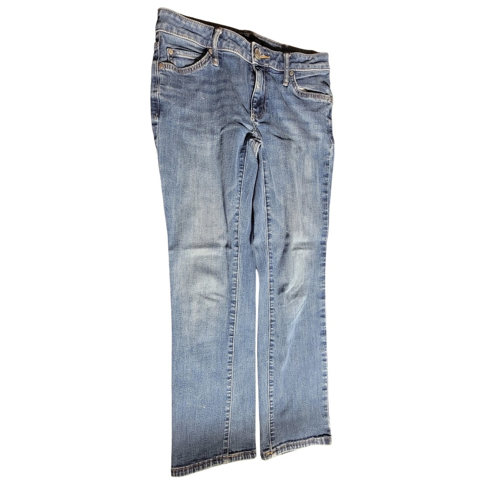 Simply Vera Vera Wang Womens Straight Leg Jeans Blue Medium Wash Size 2